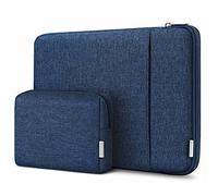 Inateck 360° Protection Laptop Bag with Accessory Bag, Compatible with 13-inch MacBook Air/Pro M3 M2 M1 2016-2024, Blue