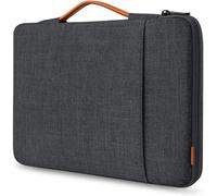 Inateck 360° Protection Laptop Sleeve Case Bag Compatible with 13-inch MacBook Air/Pro M4 M3 M2 M1 2016-2025, Black Grey