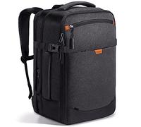 Inateck Expandable Travel Backpack 38.5-46.2L Cabin Rucksack Large 46L, Black