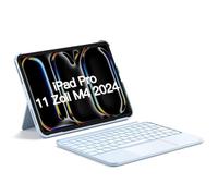 Inateck ACE Touch KB04122 Keyboard Case, Ultra Light Keyboard Only for iPad Pro 11 2024 M4, Detachable Keyboard with Touchpad, Portrait/Landscape Stand, QWERTZ