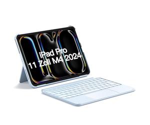 Inateck ACE Touch KB04122 Keyboard Case, Ultra Light Keyboard Only for iPad Pro 11 2024 M4, Detachable Keyboard with Touchpad, Portrait/Landscape Stand, QWERTZ