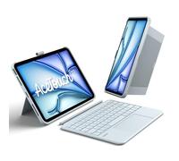 Inateck AceTouch Keyboard Case for iPad Air 11 inch M4 2026/M3/M2, iPad Air 5/4 10.9 inch, Detachable Keyboard with Multi-Touch Trackpad for iPad Pro 11" 4/3/2/1Gen, with Pencil Holder, Blue