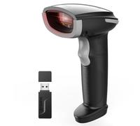 Inateck AI Barcode Scanner Bluetooth, 1D Handheld Scanner Wireless, Handheld Scanner with APP and SDK, 1 Charge 3 Months, BCST-21 AI Gray