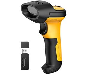 Inateck Barcode Scanner Wireless, 2.4GHz, 2600mAh Battery, 60m Range, Automatic scanning, P6