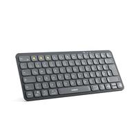 Inateck Bluetooth Keyboard Wireless Keyboard with 3 Bluetooth, Slim Design, Rechargeable, QWERTZ, for iPad Pro/Air/Mini/10.9/10.2/9.7/Windows/iOS/MacOS/Android, Ergonomic Keyboard, KB107