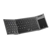 Inateck Bluetooth Mac Keyboard, Wireless Keyboard with 3 BT Channels, QWERTY Layout, Quiet Keys, AI Function, Compatible with MacBook Pro/Air, iMac, iMac Pro, Mac mini, iPad
