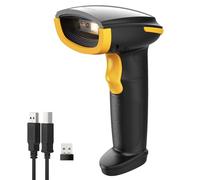 Inateck Bluetooth Scanner Barcode, 1D 2D Wireless USB Barcode Reader Handheld, 1 Charge 3 Months, Scanner Barcode with APP and SDK, BCST-23