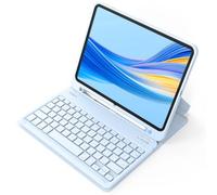 Inateck Case with Keyboard for iPad A16 11th Gen 2025 11 inch/10th Gen 2022 10.9 inch, Detachable Keyboard with Pencil Holder for iPad Air 11" M4 2026/M3 2025/M2 2024, Air 5/4, Pro 11" 4/3/2/1, Blue