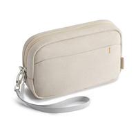 Inateck Electronics Organizer, Water-Resistant Travel Organizer, Multi-Purpose Accessory Bag, Compatible with Mouse, Cables, Mobile Power, USB Flash Drive, S, Beige