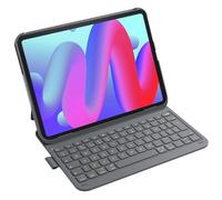 Inateck Keyboard Case for iPad 10th Gen/A16 11th Gen 2025, Ultralight Case with Keyboard for iPad Air 2025 M3/2024 M2 11 inch, Air 5/4 10.9 inch, Pro 11" 4/3/2/1, with Pen Holder, AirTap BK2007 Grey