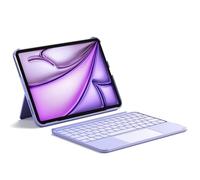 Inateck Keyboard Case for iPad A16 11th Gen 2025/10th Gen 2022 (11/10.9 inch), Ultralight Keyboard with Touchpad for iPad Air 11" M3 2025/M2 2024, Air 5/4, Pro 11" 4/3/2/1, Detachable, KB04122 Purple