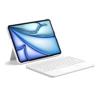Inateck Keyboard Case for iPad A16 11th Gen 2025/10th Gen 2022 (11/10.9 inch), Ultralight Keyboard with Touchpad for iPad Air 11" M3 2025/M2 2024, Air 5/4, Pro 11" 4/3/2/1, Detachable, KB04122 White