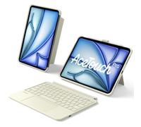 Inateck Keyboard Case for iPad Air 11", 5.1" Full-Area Trackpad | Detachable Keyboard For Air 11" M4/M3/M2, Air 5/4, Pro 11",with Pencil Holder, 360° Protection ,AceTouch Pro,Starlight