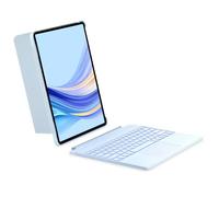 Inateck Keyboard Case for iPad Air 13 inch M4 2026/M3 2025/M2, iPad Pro 12.9 inch 6/5/4/3 Gen, Portrait/Landscape Mode, Magnetic Detachable Keyboard, with 7 Color Backlight and Trackpad, QWERTY, Blue