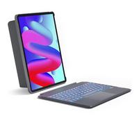 Inateck Keyboard Case for iPad Air 13 inch M4 2026/M3 2025/M2, iPad Pro 12.9 inch 6/5/4/3 Gen, Portrait/Landscape Mode, Magnetic Detachable Keyboard, with 7 Color Backlight and Trackpad, QWERTY, Gray