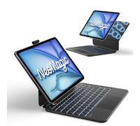Inateck Keyboard Case iPad Air 11" M4/M3/M2 with Precise Trackpad | 7-Color Backlit, Floating Cantilever, LED Power Display, Pen Holder, for iPad Pro 11" 4/3/2/1 Gen&Air 5/4 Gen 10.9", NeoMagic