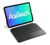 Inateck Keyboard Case with Touchpad for iPad 10th/A16 11th Gen 2025 | 450g Ultra-Lightweight,1 Second Magnetic Detachable Keyboard for iPad Air 11" M4/M3/M2, Air 5/4, Pro 11" 4/3/2/1, Black