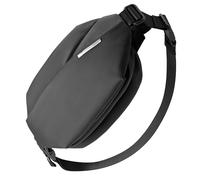 Inateck Sling Bag X, 4L Multi-pocket Crossbody Shoulder Chest Bag with Adjustable Shoulder Strap, Water-resistant Waist Fanny Pack for Men, Women, Travel, Daily Use, Cycling, Hiking, Black