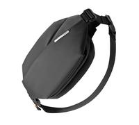 Inateck Sling Bag X, 3L Crossbody Shoulder Bag with Adjustable Shoulder Strap, Water-Resistant Chest Pack for Men Women Multipurpose Sling Backpack for Travel, Cycling, Hiking, Sport, Black, Small