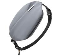 Inateck Sling Bag X, 4L Stylish Crossbody Shoulder Chest Belt Bum Bag with Adjustable Shoulder Strap, Water-Resistant Waist Fanny Pack for Men, Women, Travel, Daily Use, Cycling, Hiking, Dark Grey,L