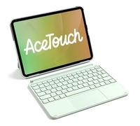 Inateck Ultralight Keyboard Case with Touchpad for iPad A16 11th Gen 2025/10th Gen 2022 (11/10.9 inch), Detachable Keyboard for iPad Air 11" M4 2026/M3/M2, Air 5/4, Pro 11" 4/3/2/1, UK Layout, Green
