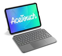 Inateck Ultralight Keyboard Case with Touchpad for iPad A16 11th Gen 2025/10th Gen 2022 (11/10.9 inch), Detachable Keyboard for iPad Air 11" M4 2026/M3/M2, Air 5/4, Pro 11" 4/3/2/1, UK Layout, Gray