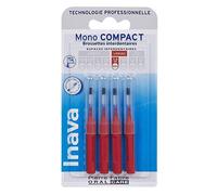 Inava Brossettes 1.5mm Mono Compact Espaces Larges Rouge 4 unités