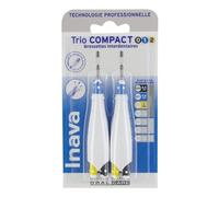 Inava Brossettes Trio Compact 0. 1. 2 Espaces Étroits 6 recharges