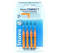 Inava Interdental Brushes 1.2 mm Orange X4 Mono Compact