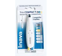 Inava Interdental Brushes Trio Compact (0.1.2) 0.6 mm - 0.8 mm - 1 mm