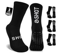inaWarm Football Grip Socks for Men Women & Kids 3 Pairs, Breathable Cushioned Football Rugby Basketball Tennis Socks with Non Slip Grip Tech, Arch Compression for Multi-Sport Training Boys Adults