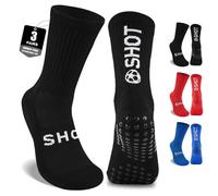inaWarm Football Grip Socks for Men Women & Kids 3 Pairs, Breathable Cushioned Football Rugby Basketball Tennis Socks with Non Slip Grip Tech, Arch Compression for Multi-Sport Training Boys Adults