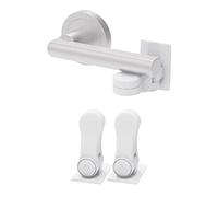 Inaya Child Proof Door Lever Lock, Baby Proofing Door Handle Lock, Minimalist Design, 3M Adhesive & No DrillingNeed, Child Safety Door Handle Locks (2 Pack)