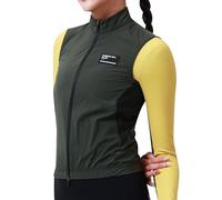 INBIKE Cycling Gilet Women Vest Jacket Windproof Lightweight Breathable Nylon Bicycling Sports Reflective Waterproof Green M