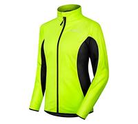 INBIKE Jacket Women's Winter Cycling Hiking Running SoftShell Waterproof and Warm Polar Fleece MTB Outdoor Hiking Lightweight WJ802 GREEN-XS