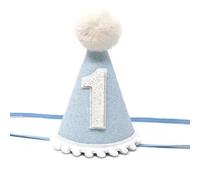 INBOLM 1st Birthday Hat,First Birthday Hat,Cozy Cone Lightweight and Adjustable For Baby's First Party, Photo Props and Celebrations