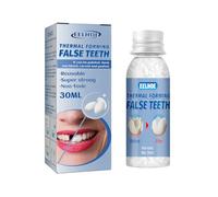 INBOLM False Tooth Moldable False Teeth Fake Teeth Tooth Filling Tooth Filling Kit Permanent Tooth Filler Filling Kit for Teeth Tooth Repair Kit Permanent DIY Moldable Fake Teeth Repair Beads