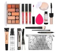 INBOLM Makeup Sets,Professional All in one Make Up Set Cosmetic Make Up Starter Kit for Women Girls With Storage Bag Portable Travel Make Up Kits Palette Eyeshadow Foundation Lip Gloss