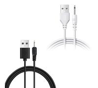 INBOLM Massager Wand Fast Charging Cable,Replacement USB to Aux 2.5mm Male DC Power Charger Wire,Replacement USB Cable Lead for Magic Wand Massage，Durable Reliable Power Cord
