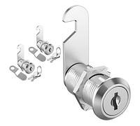 inBovoga 2 Pack Cabinet Locks, 1-1/8" Cam Lock Keyed Alike, Mailbox Lock Secure Drawer Mailbox Tool Box RV Storage Door, Zinc Alloy