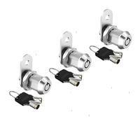 inBovoga 3 Pack Cabinet Lock with Keys, 7/8" RV Storage Locks, Tubular RV Cam Lock for RV Compartment Storage Door Tool Box File Cabinet Drawer, Zinc Alloy