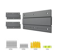 inBovoga French Cleat Picture Hanger, Premium Z Clips& Brackets Light Wall Hanging Kit, Great for Mounting Mirror Hanger, Picture Hanging, Photo Shelf, Art Frames (6" 3 Pairs)