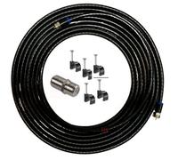 Inbrackets Coax Cable Lead Extension Kit For Virgin Media Tv Broadband Tivo And Superhub Black 10 Metres