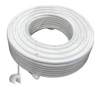 Inbrackets CT100 Satellite Digital TV Aerial Coax Cable Coaxial type 100 CAI Approved UK White (5 metres)