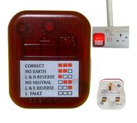Inbrackets Mains Socket Tester Plug 240V Uk 3 Pin Electrical Wiring Test Tool
