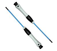 Inbrackets Professional Insulated Terminal Screwdriver Set - 2-Pack 3.5mm x 100mm Slotted Precision Screwdrivers for Electricians and DIY