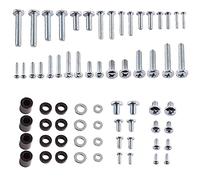 Inbrackets Universal Tv Bracket Screws Washer Spacer Kit for TV Bracket Wall Mounts compatible with Vesa Tv wall mounts M4 M5 M6 M8 Compatible with TVs Up to 80 Inch Total 68PCS (68 Pcs)