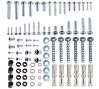 Inbrackets Vesa Screw Bolt Washer Spacer Spares Pack Kit for TV mounting Wall Bracket Mounts M4 M5 M6 M8 (80Pcs Inc Wall Fixing Anchors)