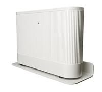 INBRACKETS Wall Mount Shelf for Vodafone Power Hub, WiFi Booster Mount, Home Broadband Router Organiser, White Steel, Easy Installation UK MADE