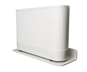 INBRACKETS Wall Mount Shelf for Vodafone Power Hub, WiFi Booster Mount, Home Broadband Router Organiser, White Steel, Easy Installation UK MADE